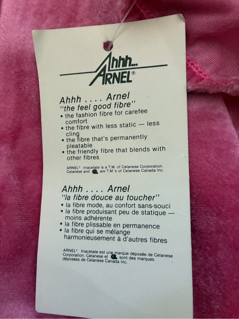 SANWAY Vintage Arnel Long Nightgown in Rose Pink Size Large NWT - Picture 4 of 6